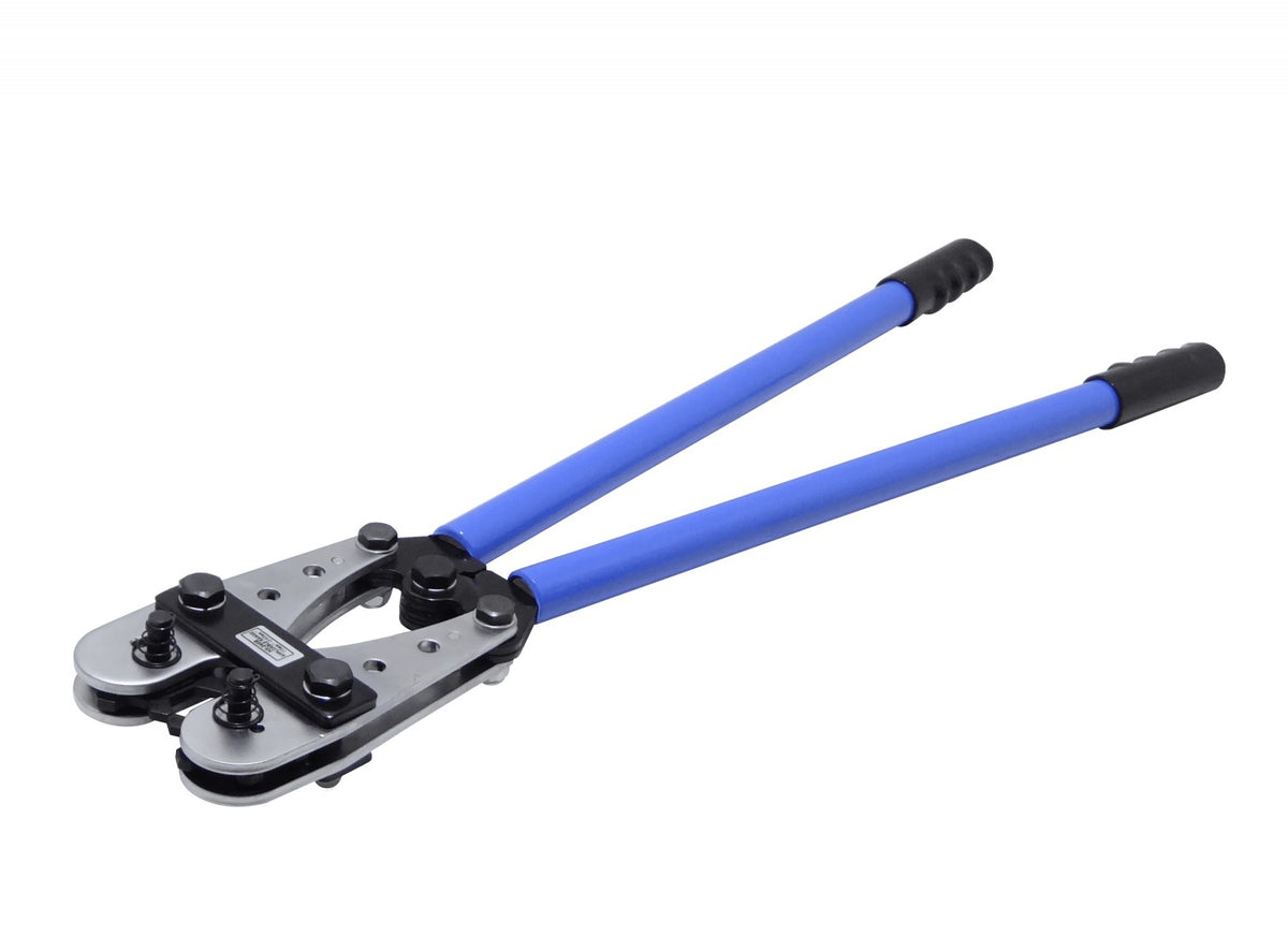 HX-240B Crimpadora de férrulas de 75cm de largo para terminales de 70 a 240mm², con matrices para 70, 95, 120, 150, 185 y 240.