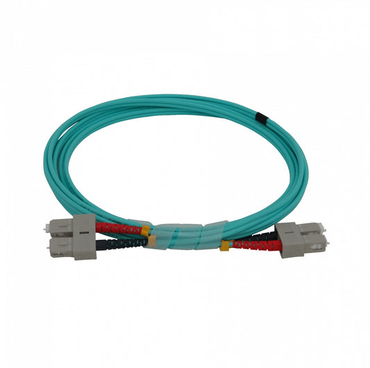 JF4CC3 LSZH 3 metros SC-SC OM4 Multimodo MM Dúplex Latiguillo de Fibra 50/125µm 3,0mm