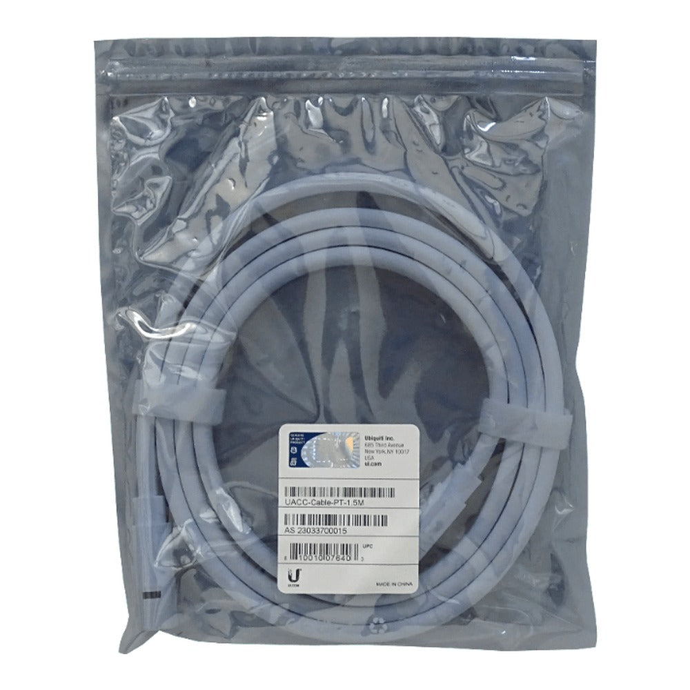UACC-CABLE-PT-15M UBIQUITI 1,5mt Cable TransPort TPE VW-1 para PT-120W 150cm UV-Exterior