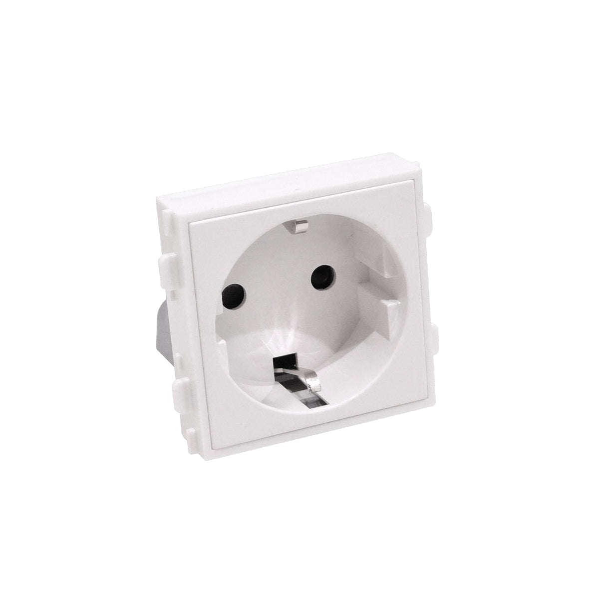 FQSCHUKO Módulo Schuko sin-Homologación 16A 2P+T para Bastidor Multimedia FQ2 FQ3