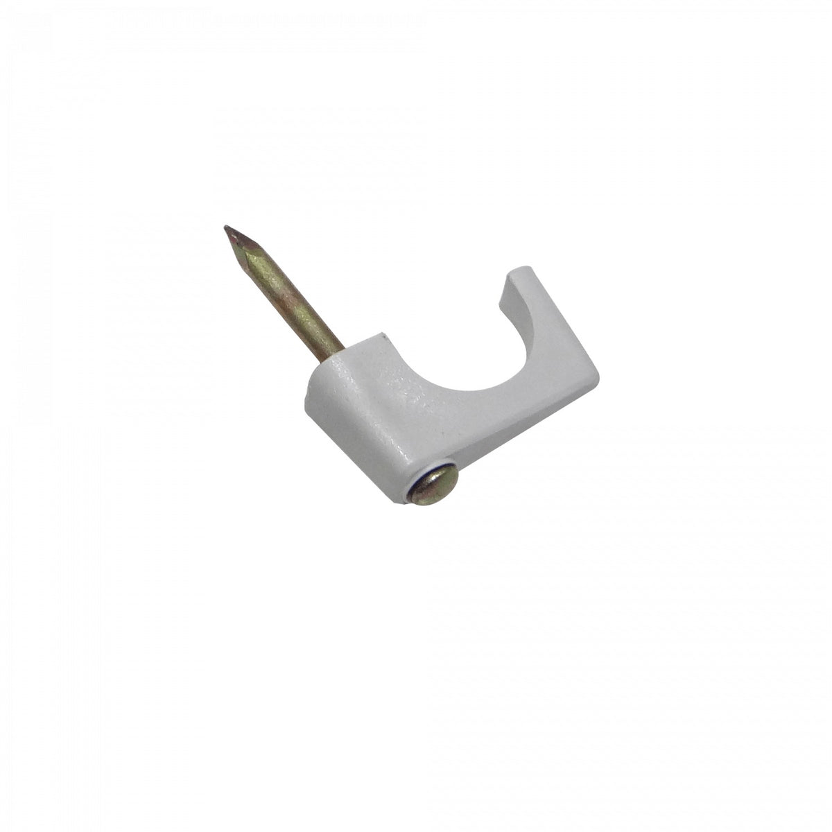GRAMPA-12 KALOP Paquete de 20 Unidades de Sujetacables Nº12 Gris 7,5x11mm con Clavo Zincado 16x2,25mm