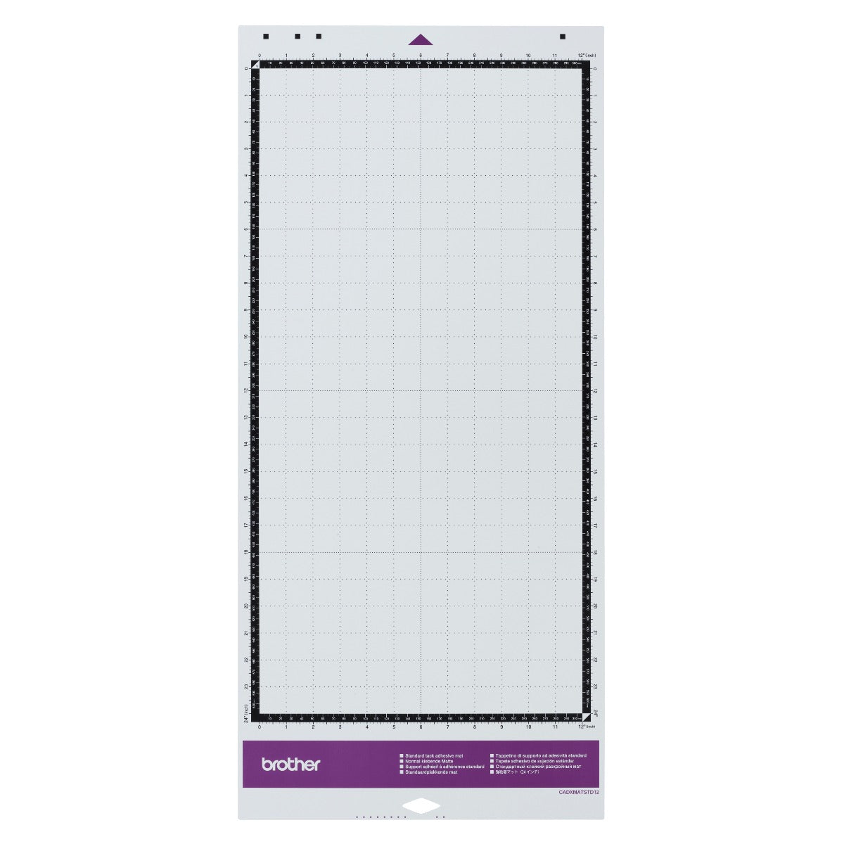 CADXMATSTD24 BROTHER Alfombrilla de Corte Estándar 305 x 610 mm Base Adhesiva para Plotter de Corte ScanNCut DX