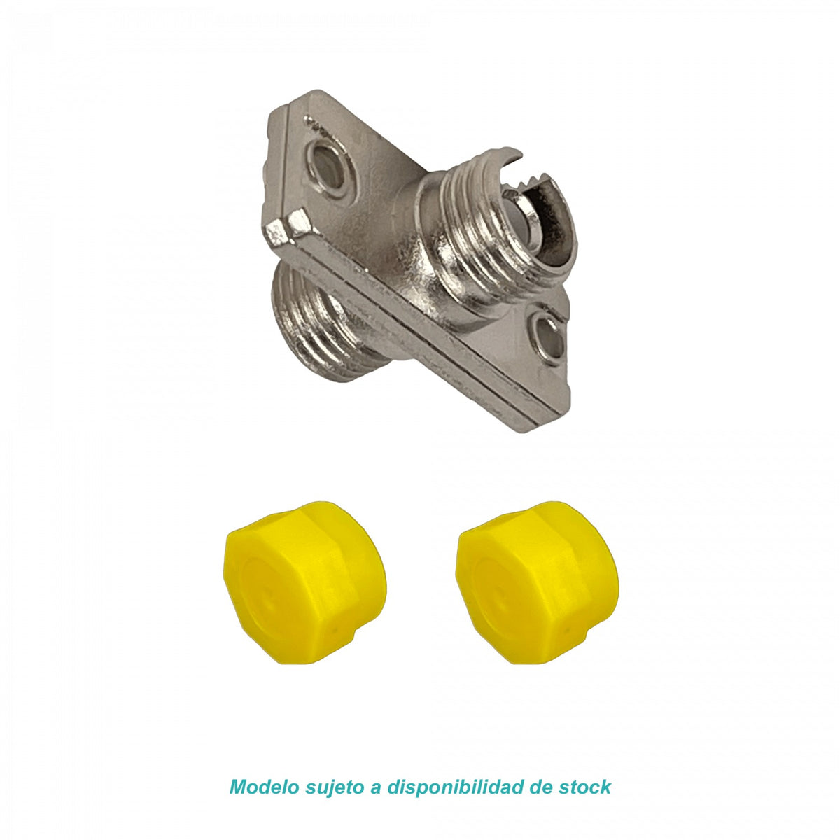 FASFE FC-FC SM/MM Rectangular SX Acoplador p/Fibra Adaptador p/Caja/Cabecera-CL