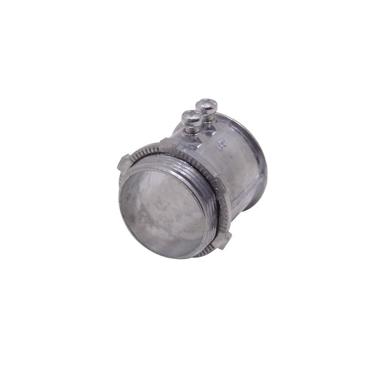 EMT15-SA Conector de Salida de Caja de 1-1/2 Pulgadas en Zinc con Rosca para Tubería Metálica Rígida E337830