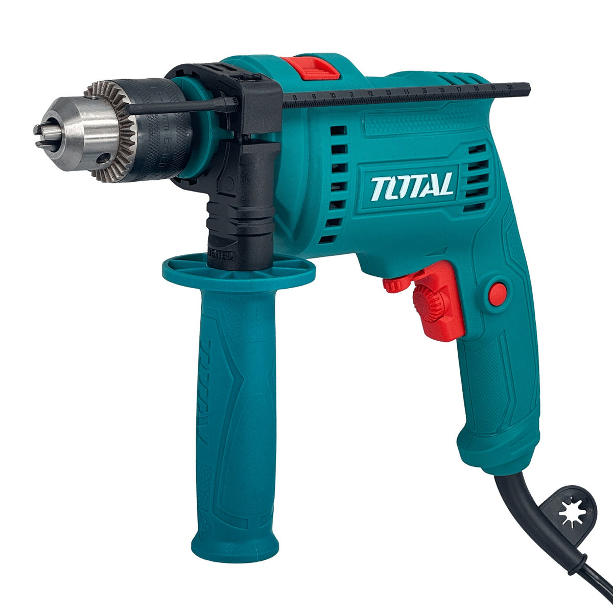 TALU-7 TOTAL 680W 240VCA 3000RPM Portabrocas-13mm Taladro Percutor TG1061356
