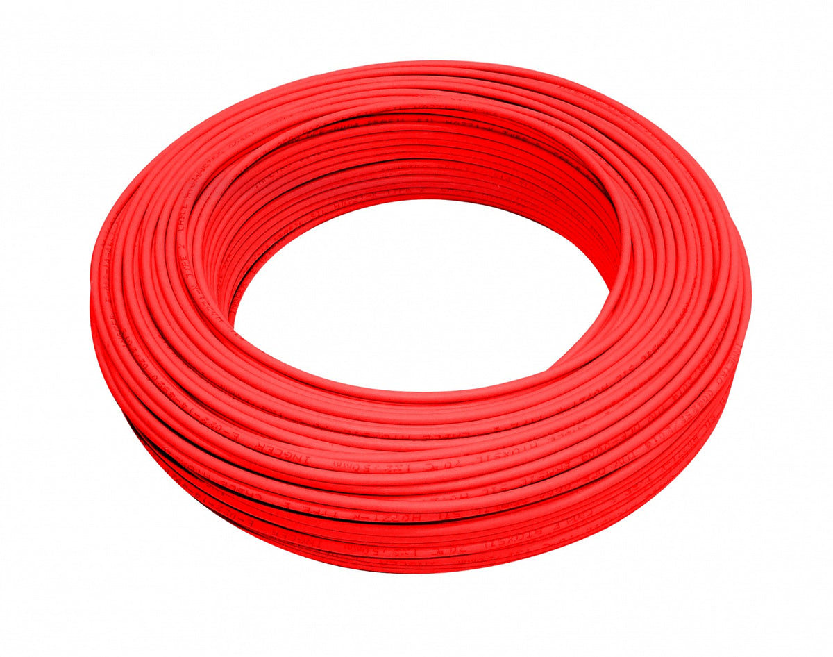 HZ25R EVA Cable eléctrico multifilar H07Z-1 2,5MM LSZH color rojo 100 metros 750V procedencia Brasil