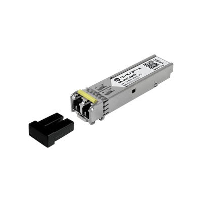 HS-55DLC80D MIKROTIK Transceptor SFP monomodo 2,5G 2-LC 80 km DDM SM 1550 nm, conector LC-DX