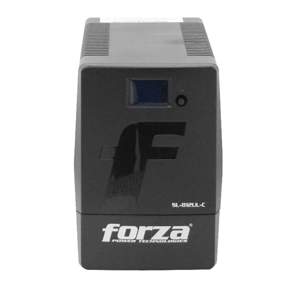 SL-812UL-C FORZA 65WH 1x9AH 800VA 480W 4-IH-Chile 1-C13 1-C14 AVR USB 2-RJ UPS