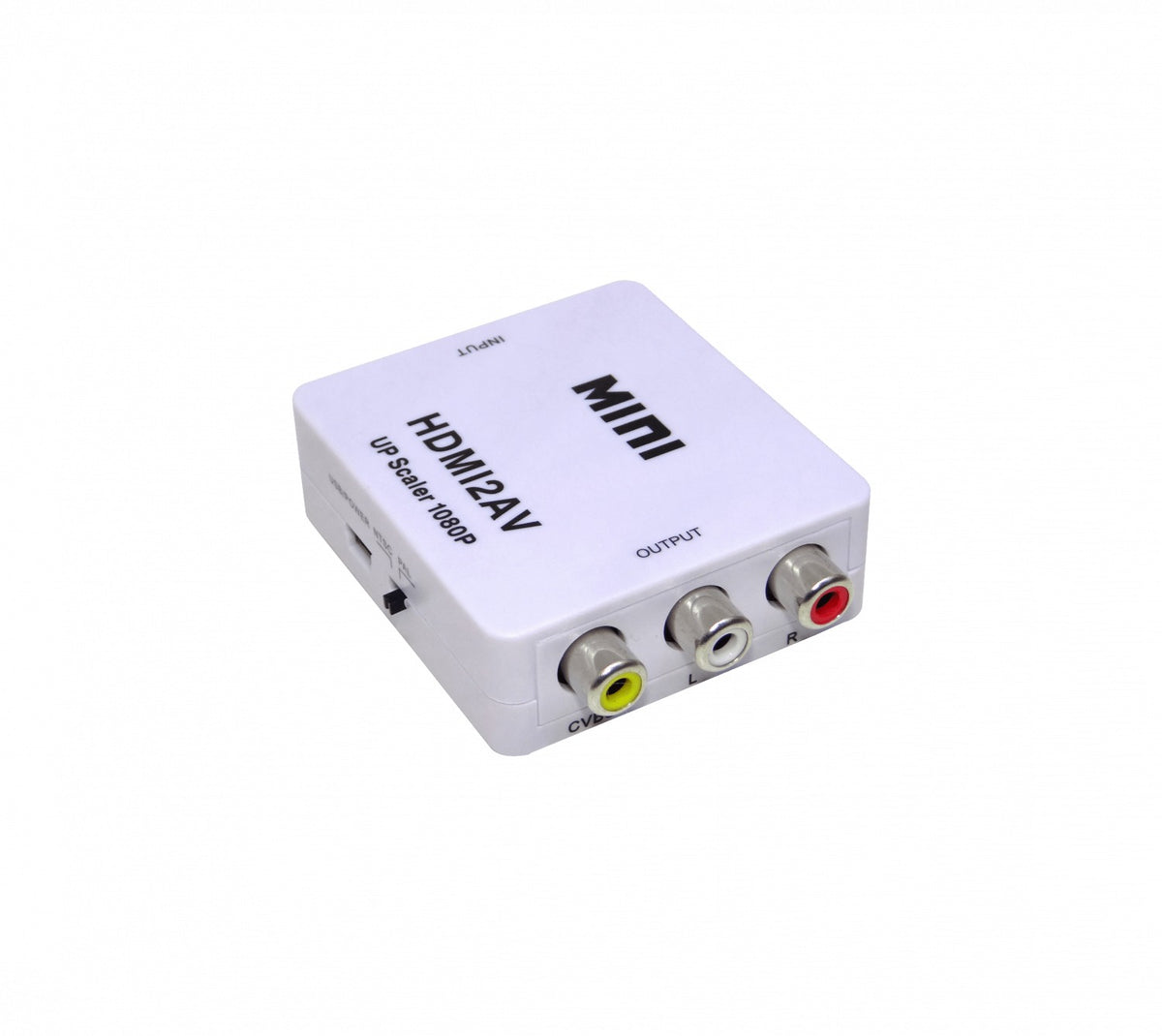 HDMIRCA Convertidor de Video HDMI a 3 RCA Compuesto PAL/NTSC 1080p Alimentación USB 5V