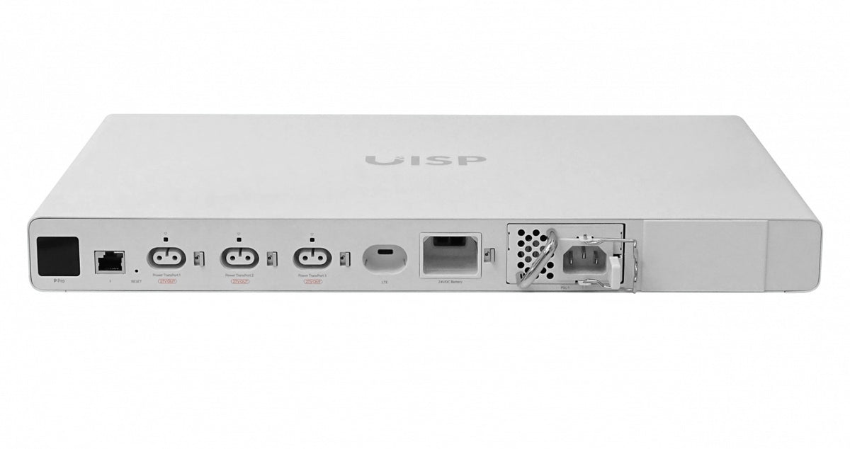 UISP-P-PRO. UI 1-1000 3-TransPort Antena-LTE 2-PSU Batería Alimentación Redundante UISP-P-PRO-EU UBIQUITI