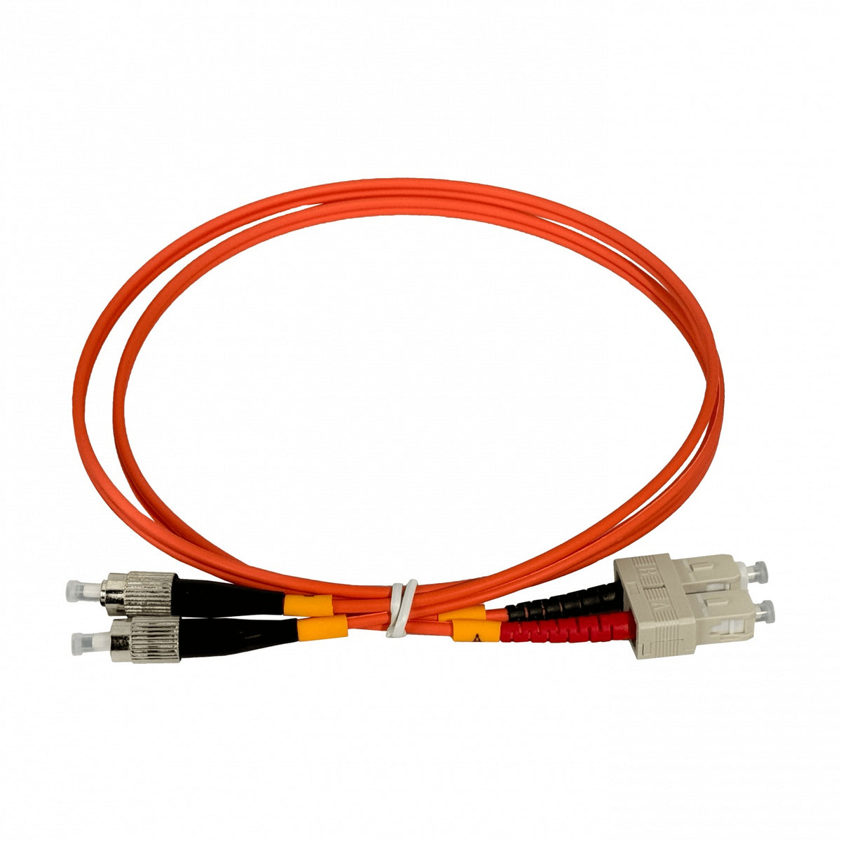 JFMCF1 1 metro SC-FC OM1 Multimodo MM Dúplex Latiguillo Fibra Óptica 62.5/125µm LSZH