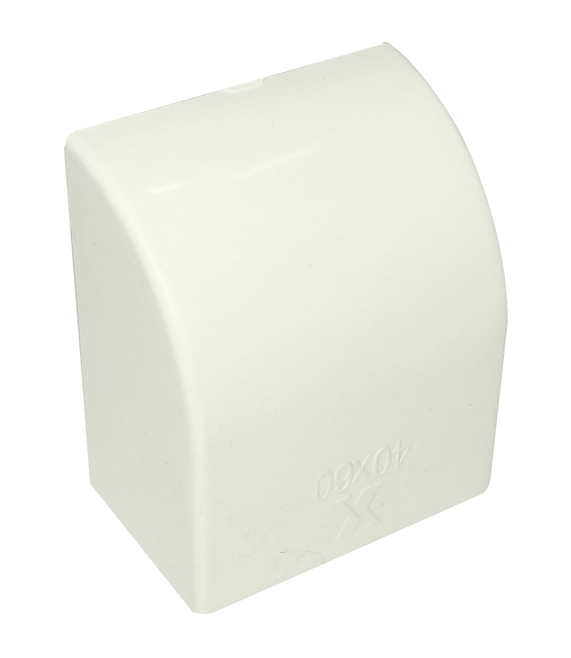 QN6F LINKCHIP 60x40mm Tapa Terminal Blanca CCA-6040-TF. para Canaleta QN6W.