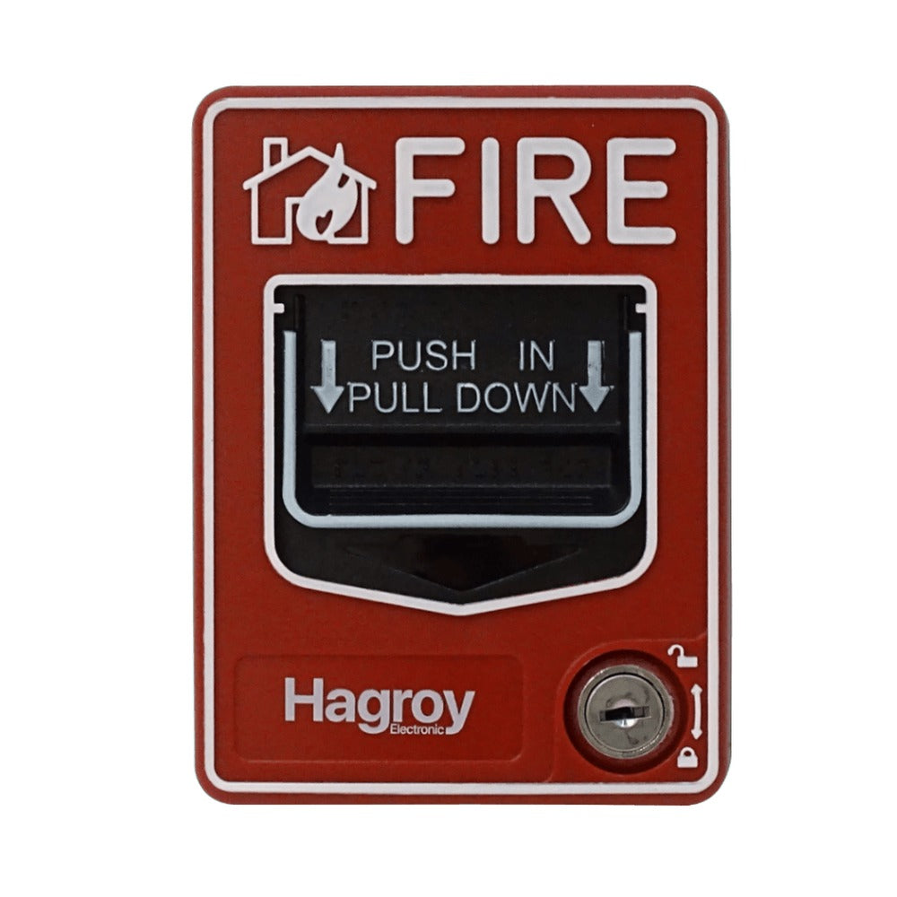 DSW-P HAGROY Pulsador-NA Manual doble accin Roja Incendio Fuego Fire HG-EMM