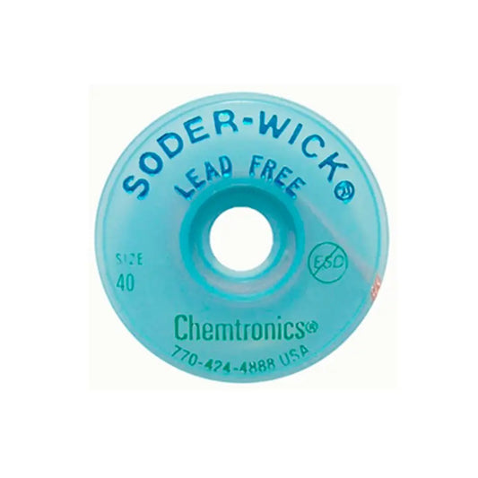 Trenza Desoldadora 2.8MM Libre de Plomo CHEMTRONICS