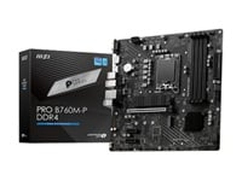 MSI TARJETA MADRE PRO B760M-P 4xDIMM LGA 1700 Matx HDMI DDR4