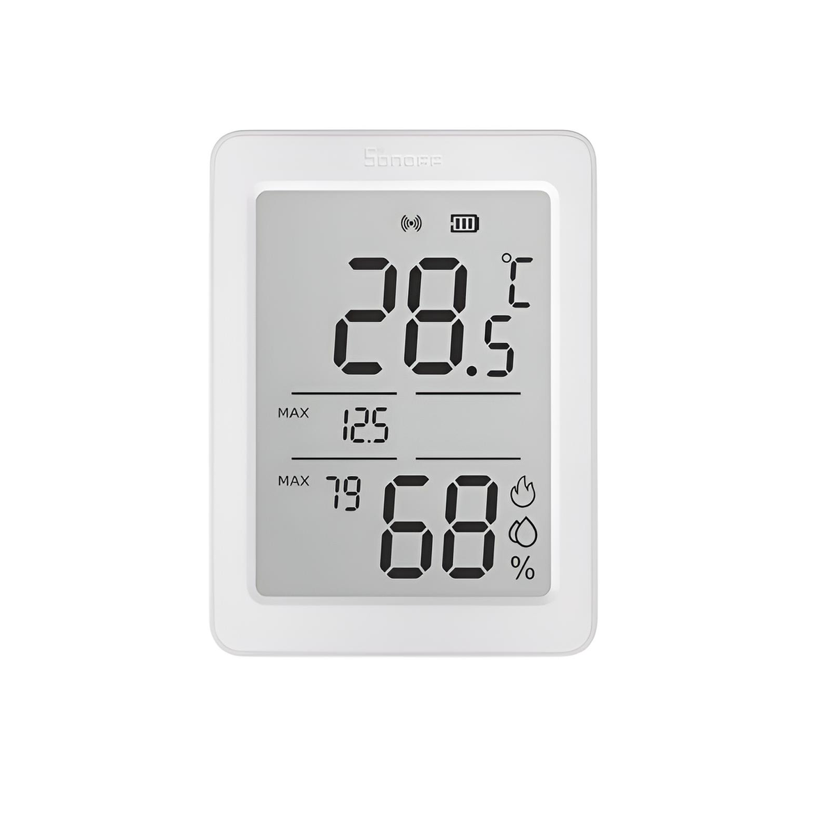 Detector de temperatura y humedad con conectividad Zigbee Sonoff AirGuard SNZB-02DR2