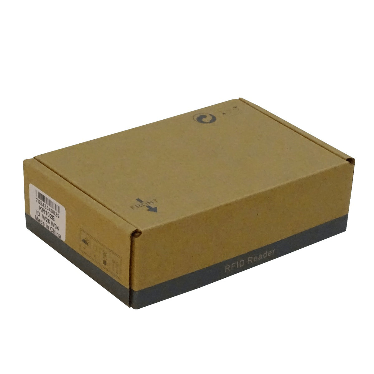 KR102E-LIQ ZK Lector RFID USADO 86x86mm Panel táctil req/6-14VDC 6-pin Emisor sonoro 12-Tecl