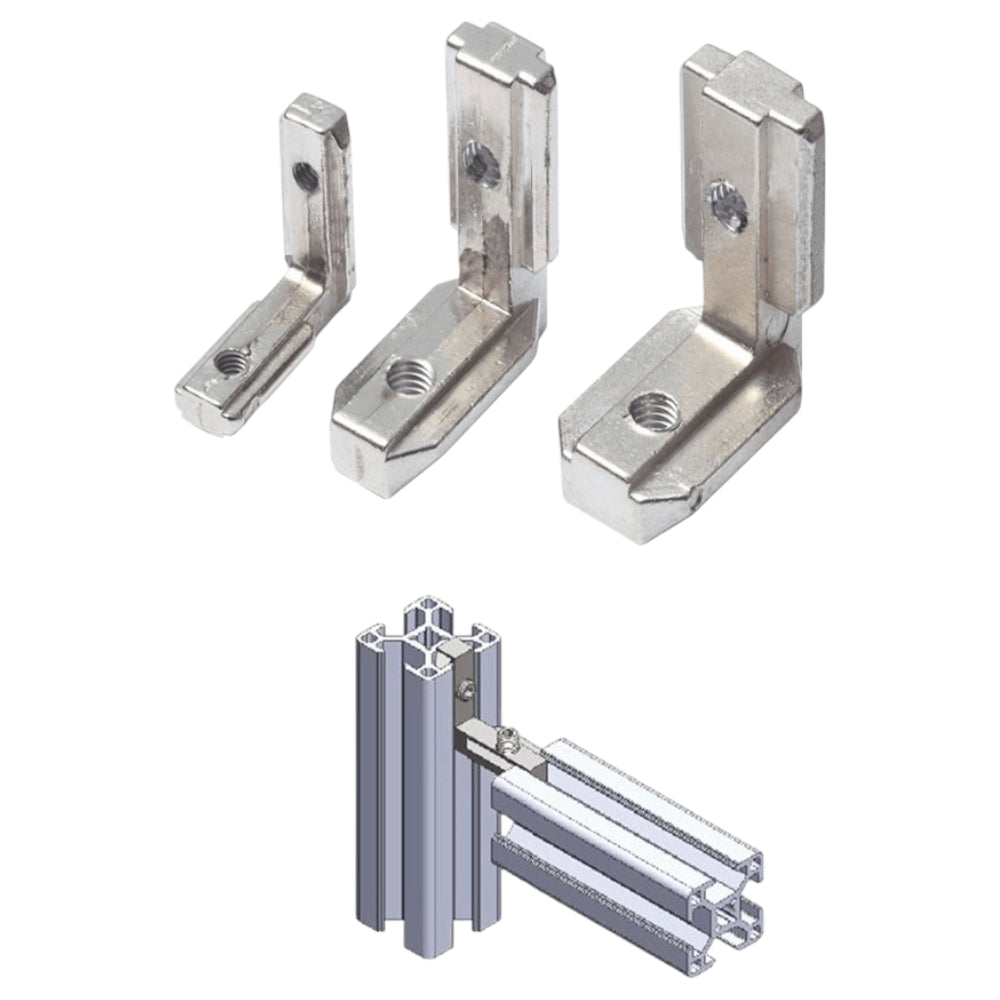 Soporte Tipo L Perfil Estructural 40x40 Tslot (pack 4 und)