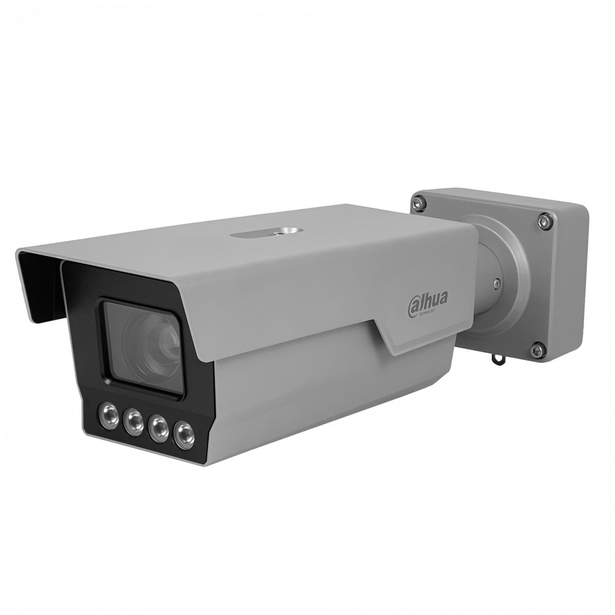 RW DH IA Cámara IP con lente varifocal motorizado 10-40mm, resolución 4MP, función ANPR, certificación IK10 e IP67