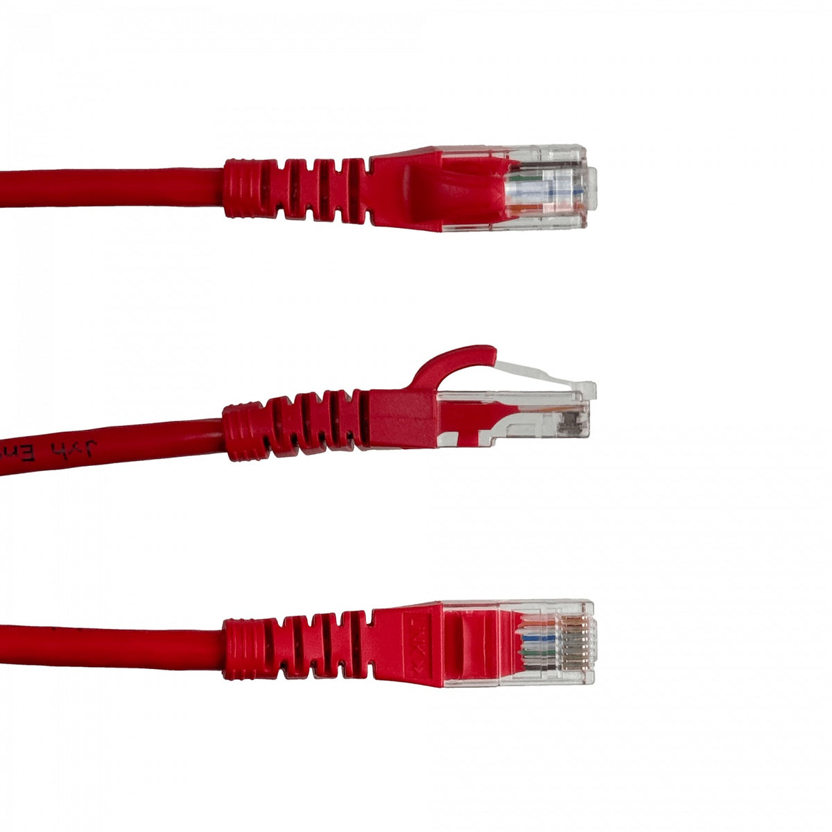 CPR-100L LINKMADE 10MT CAT5E ROJO LSZH CABLE PATCH MOLDEADO MULTIHILO