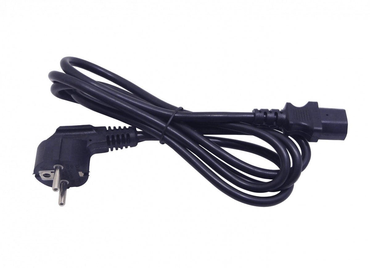 CSMC 1,2-1,8mt Schuko-Macho C13-Hembra Cable Poder Negro 6A 3x0,75mm2