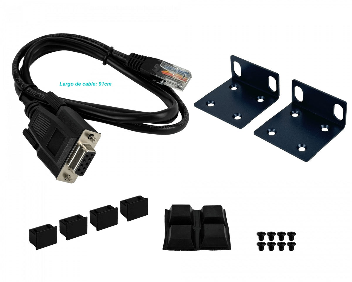 GS-424 PLANET 24-Puertos 1000 4-Ranuras SFP Consola Conmutador Administrable Rack 28-bocas GS-4210-24T4S