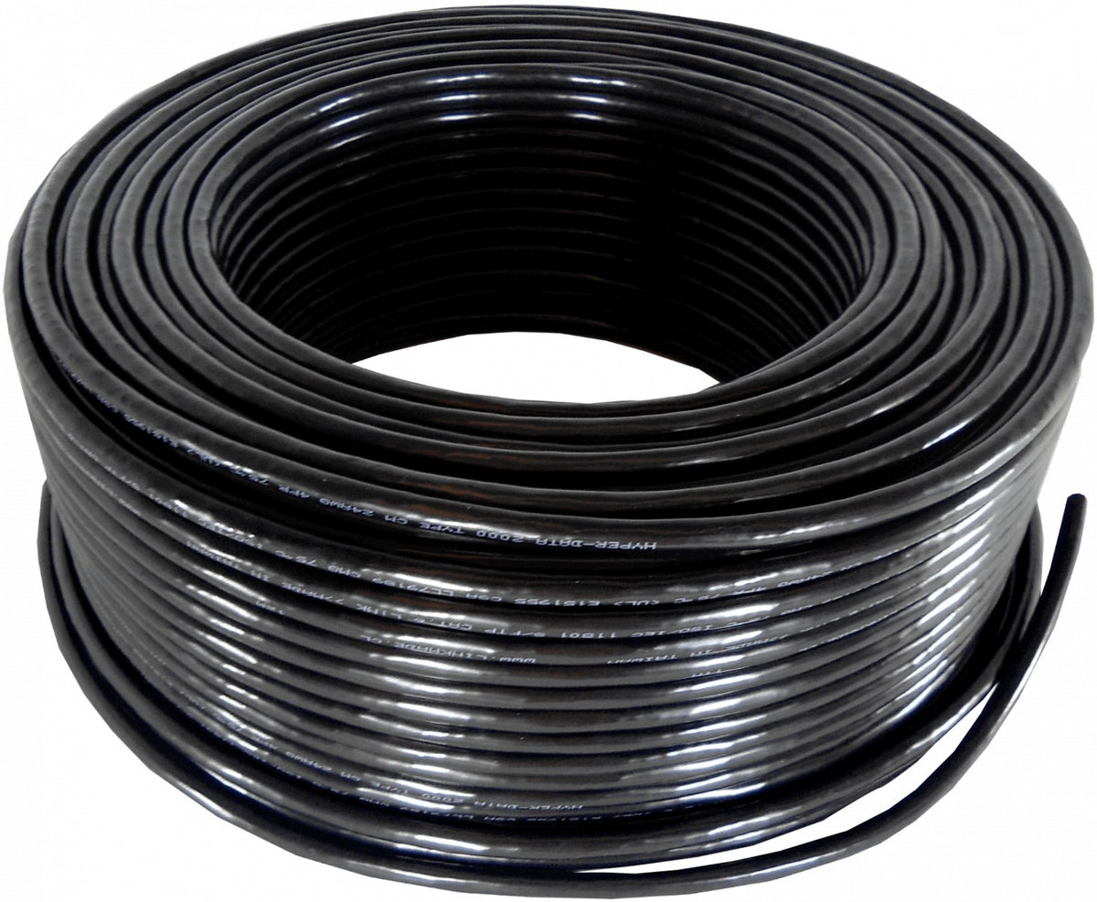 CBX6L-SFN1 LINKMADE CABLE 100 METROS SF/UTP EXTERIOR CAT6 NEGRO CONDUCTOR SÓLIDO