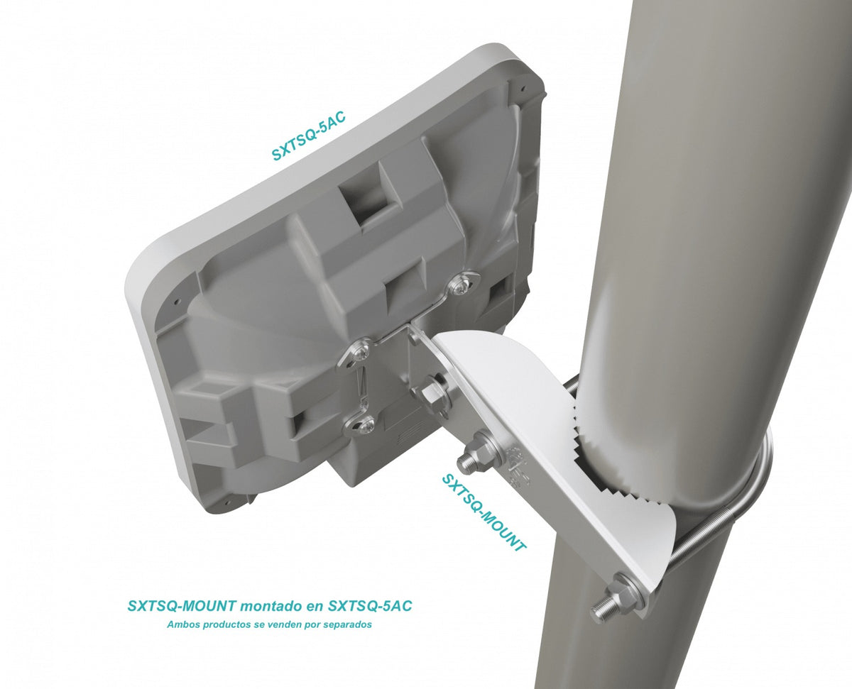 SXTSQ-MOUNT MIKROTIK Base de Fijación con Ajuste de 45 Grados Compatible con Equipos SXTsq-XXXX