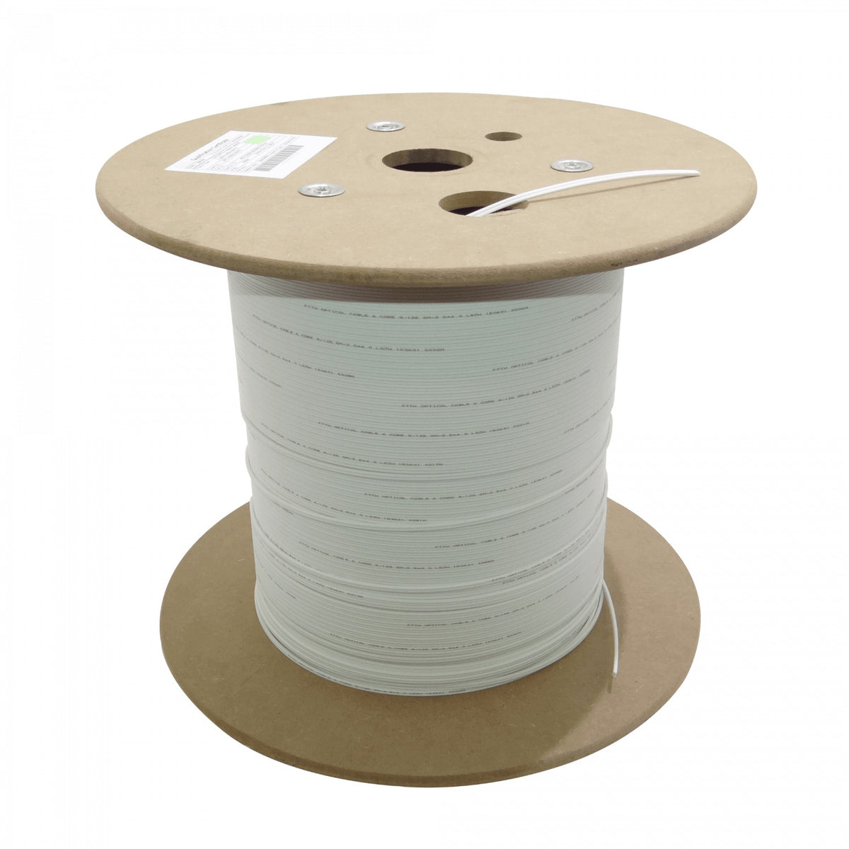 CFSP2 2-Fibras-G652D Blanca 500m DropCable Ext. FTTH SM LSZH 3x2mm