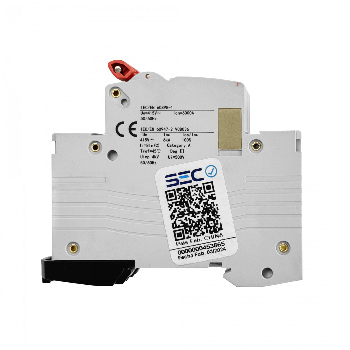 AUTOMATICO2-16A Interruptor Termomagnético Bipolar 2x16A 6kA 230/400V Curva C16
