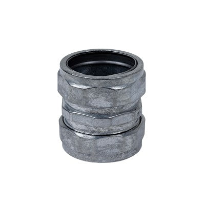 EMT32-UC Acoplamiento de compresión de 32 mm en acero galvanizado para tubería conduit EMT de 32,0 mm vista 3