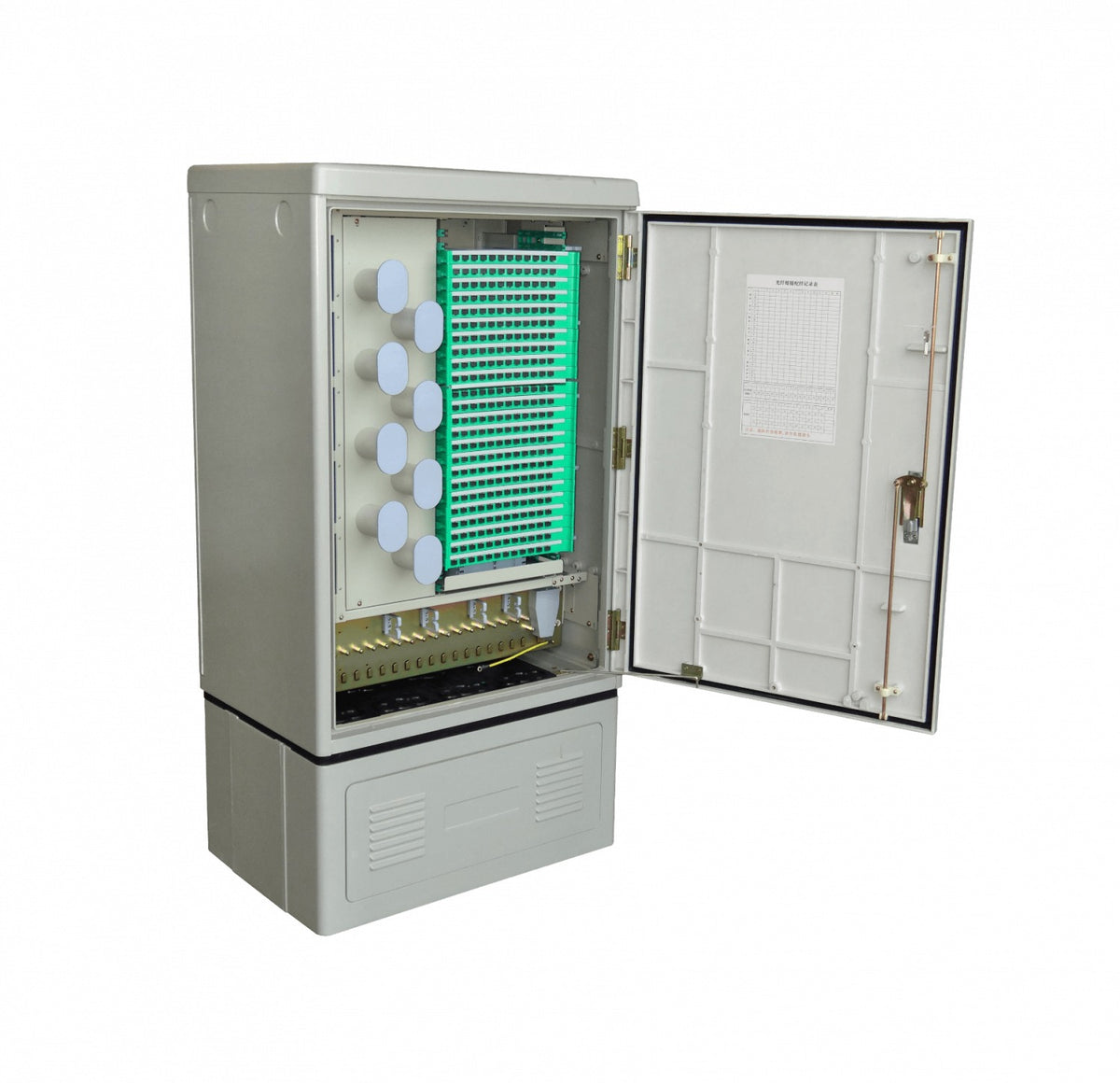 RKF-1 FIBRA 52-ODF inc-576-FC/UPC 54x75x145cm 2-Puertas Exterior-Piso IP65