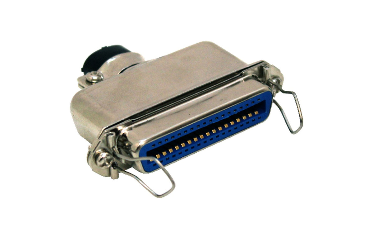 CEN36-H Conector 36-pin Hembra soldable Centronics CEN36 c/Tapa-Metalica
