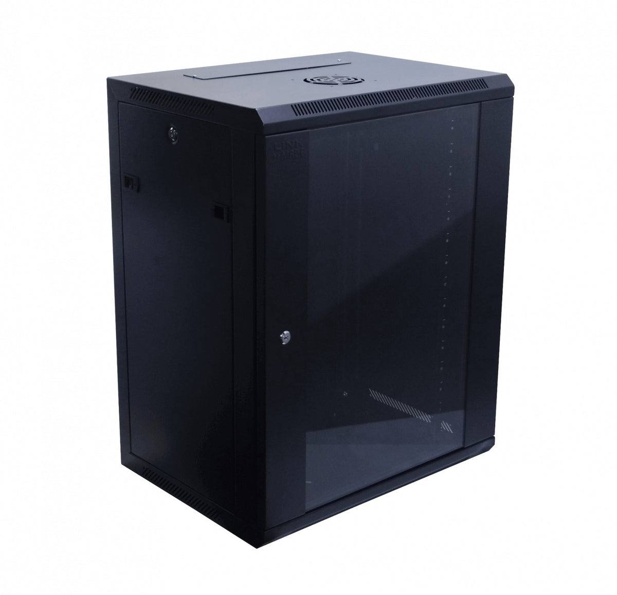 RK15-4L LINKMADE BASTIDOR MURAL 15U 45CM-PROFUNDIDAD NEGRO INCLUYE-2U