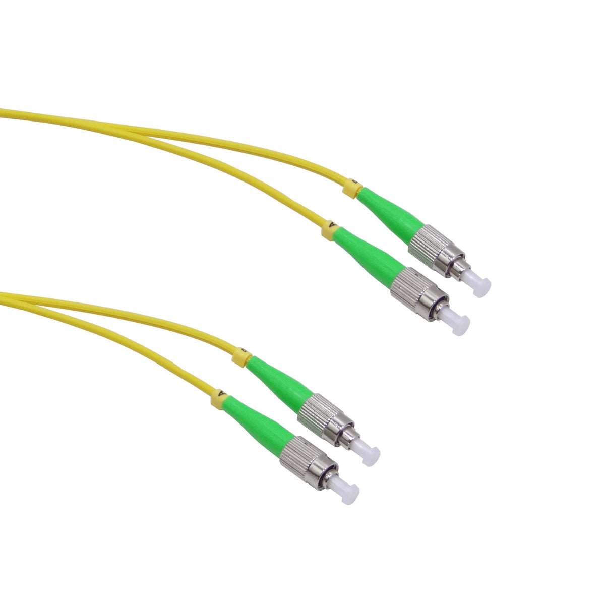JFSHH1 1metro FC/APC-FC/APC Monomodo SM Dúplex Latiguillo Fibra Óptica 9/125um 3mm