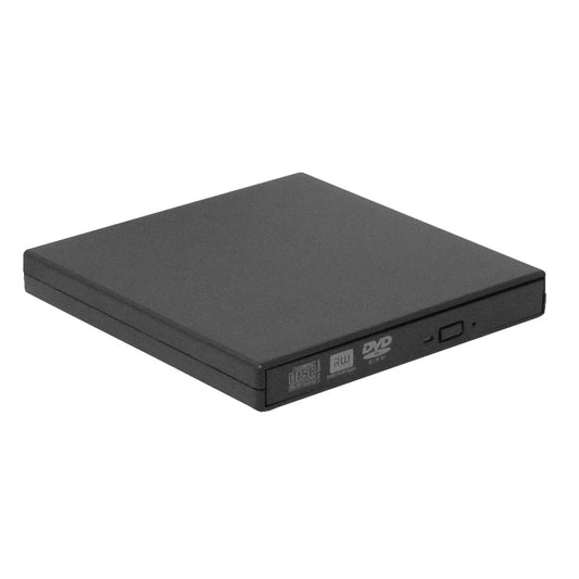 DVD-USB Unidad Grabadora y Lectora de DVD-RW, CD-R y CD-RW Externa USB en Negro, requiere 5V
