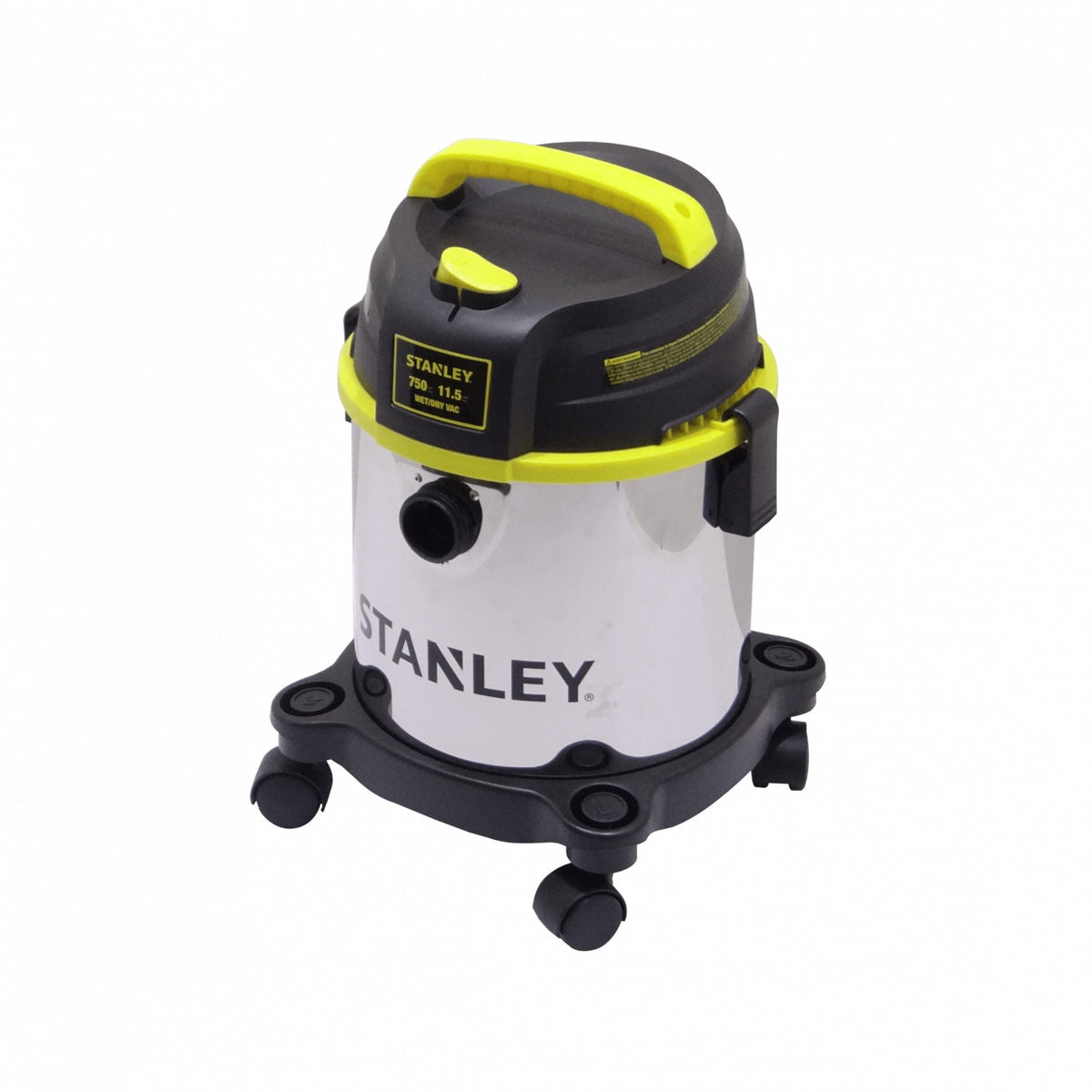 ASPIRADORA-750 Aspiradora STANLEY 750 Vatios para Líquidos y Sólidos Depósito 11,5 Litros 4,0 Caballos de Fuerza 220 Voltios Cable 3,6 metros Protección IPX4