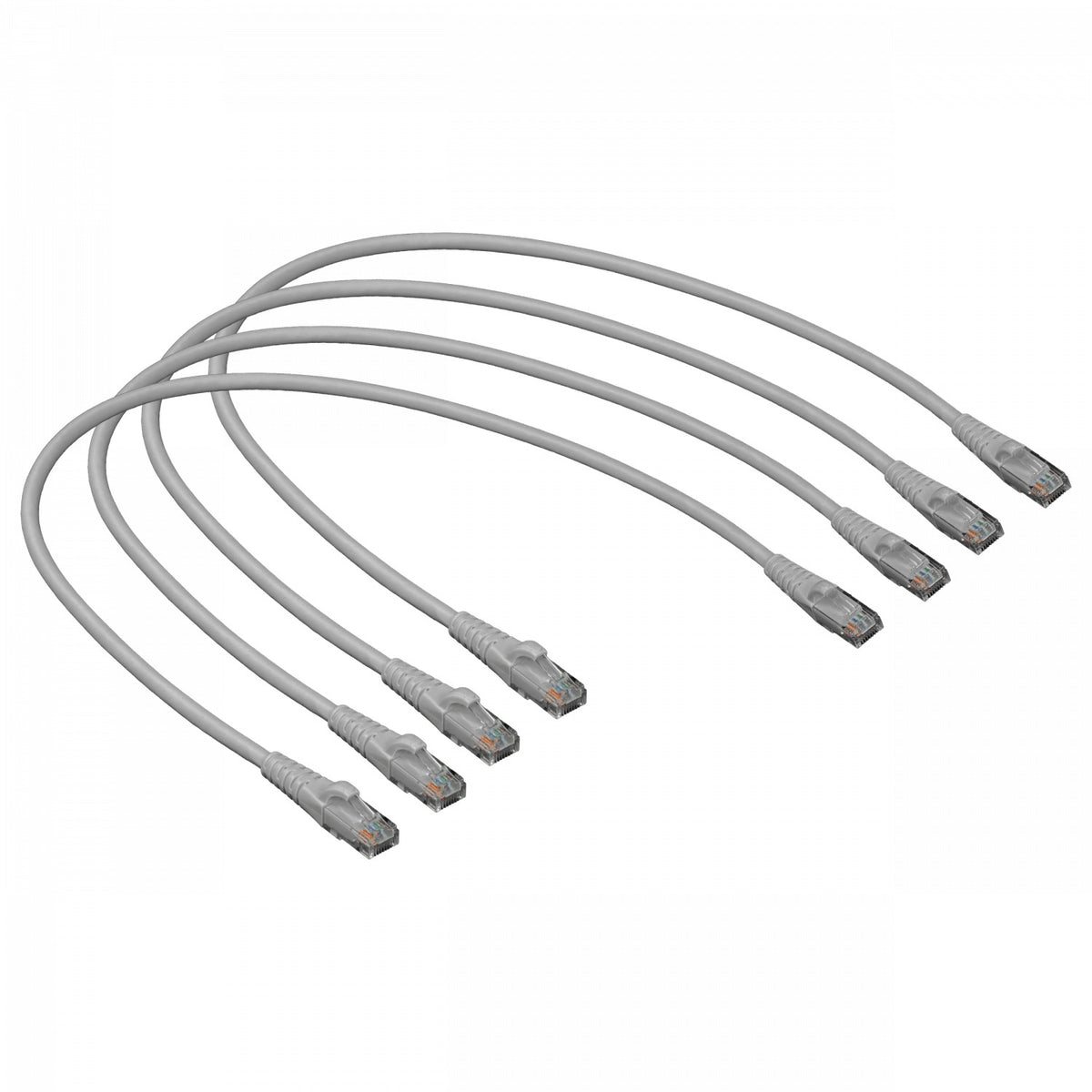 CP6G-06-4. LINKMADE 4 piezas 60cm CAT6 GRIS LSZH Latiguillo de red moldeado Multifilar 4x0,6m