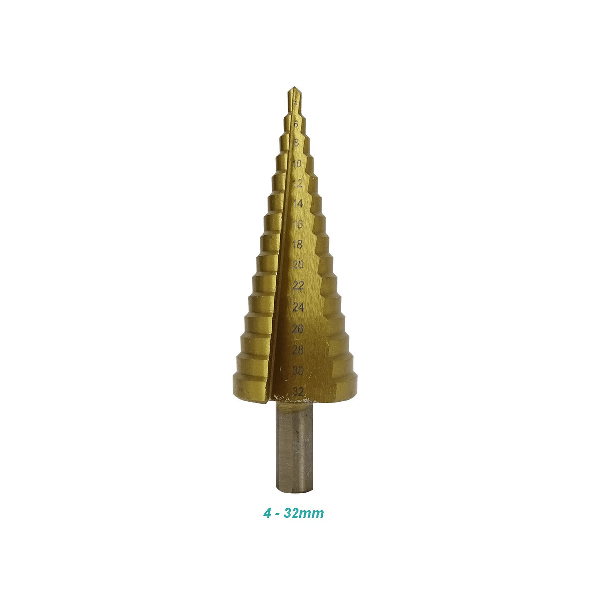 BROCA-PINO3 FERRETOOLS Juego 3-Brocas Árbol 4-12 4-20 4-32mm p/Acero HSS Graduadas