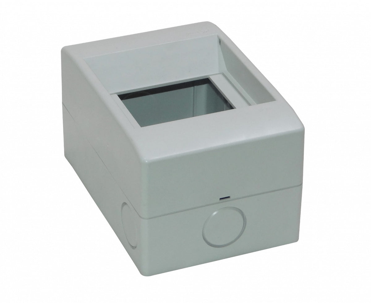 CAJA-DIN34 KALOP sin Cubierta 54mm-Ancho 46mm-Alto Caja de Plástico para Interruptores Automáticos Riel Din