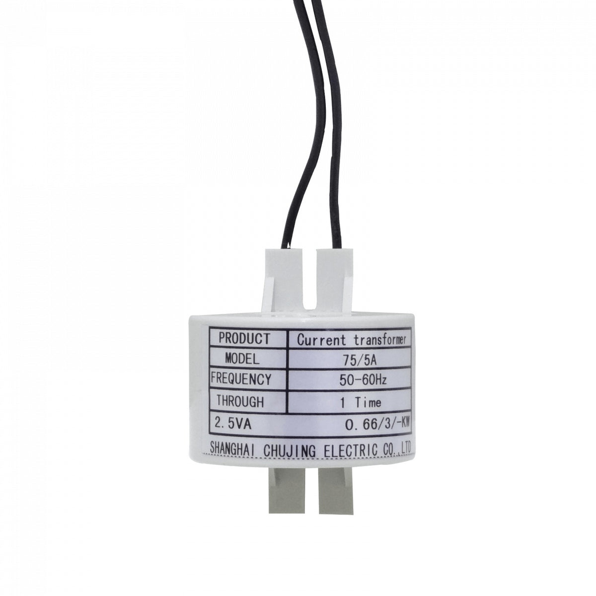 CT5-075 75A/5A Clase-1.0 1,0 Diámetros 23mm-interno 50mm-externo Cable-Una vuelta