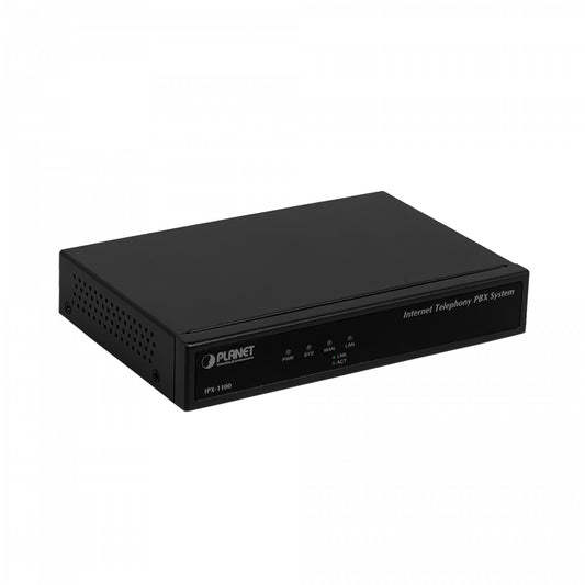 IPX-1100 PLANET Central Telefónica IP 100-SIP 2-Puertos LAN WAN Puerto Consola USB Función Fax