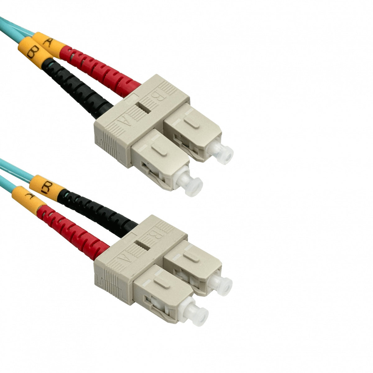 JF3CC2 2mt SC-SC OM3 MultiModo MM Duplex Jumper Fibra 3.0mm 50/125um LSZH