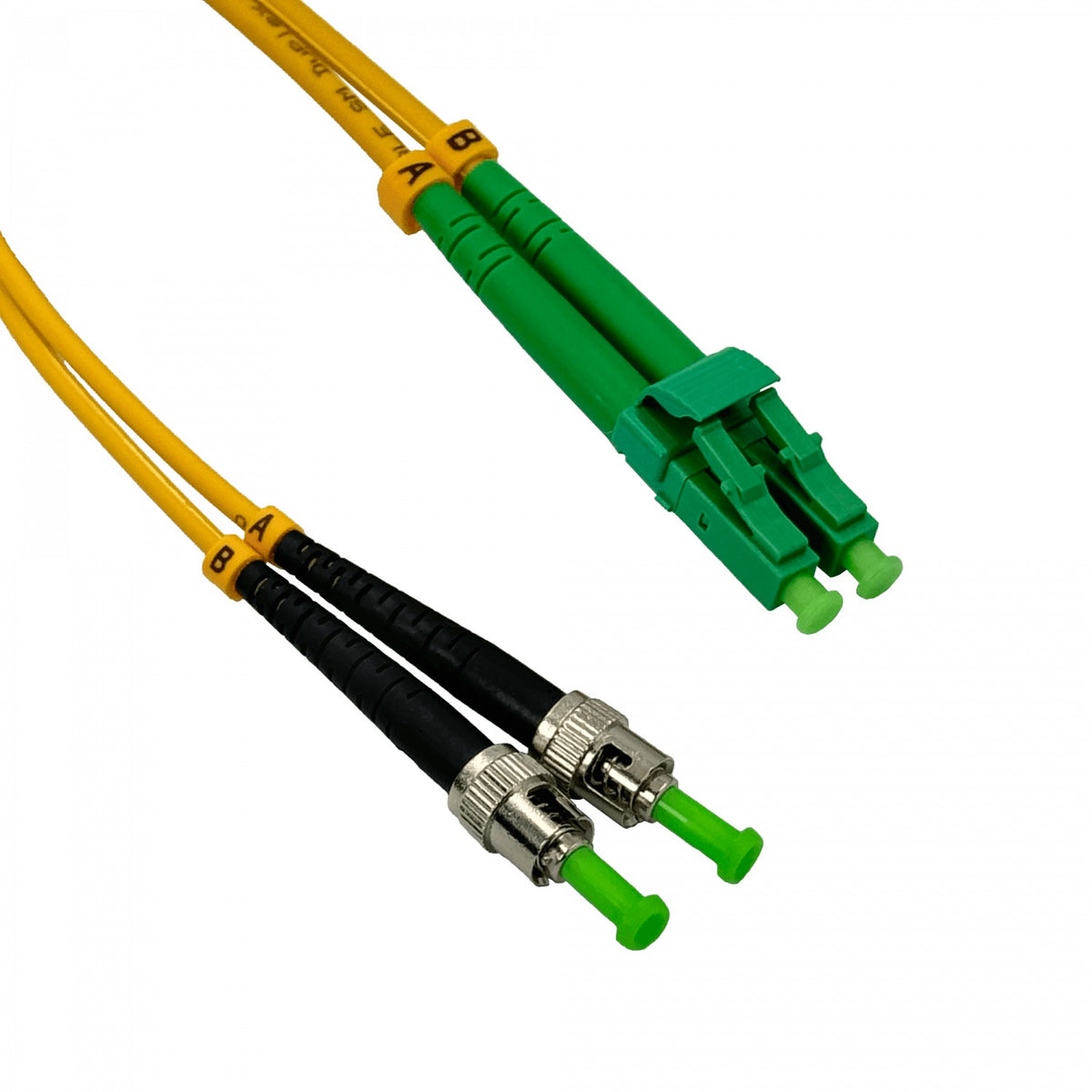 JFSBU1 1 metro LC/APC-ST/APC Monomodo SM Dúplex Latiguillo Fibra Óptica 9/125um 3mm