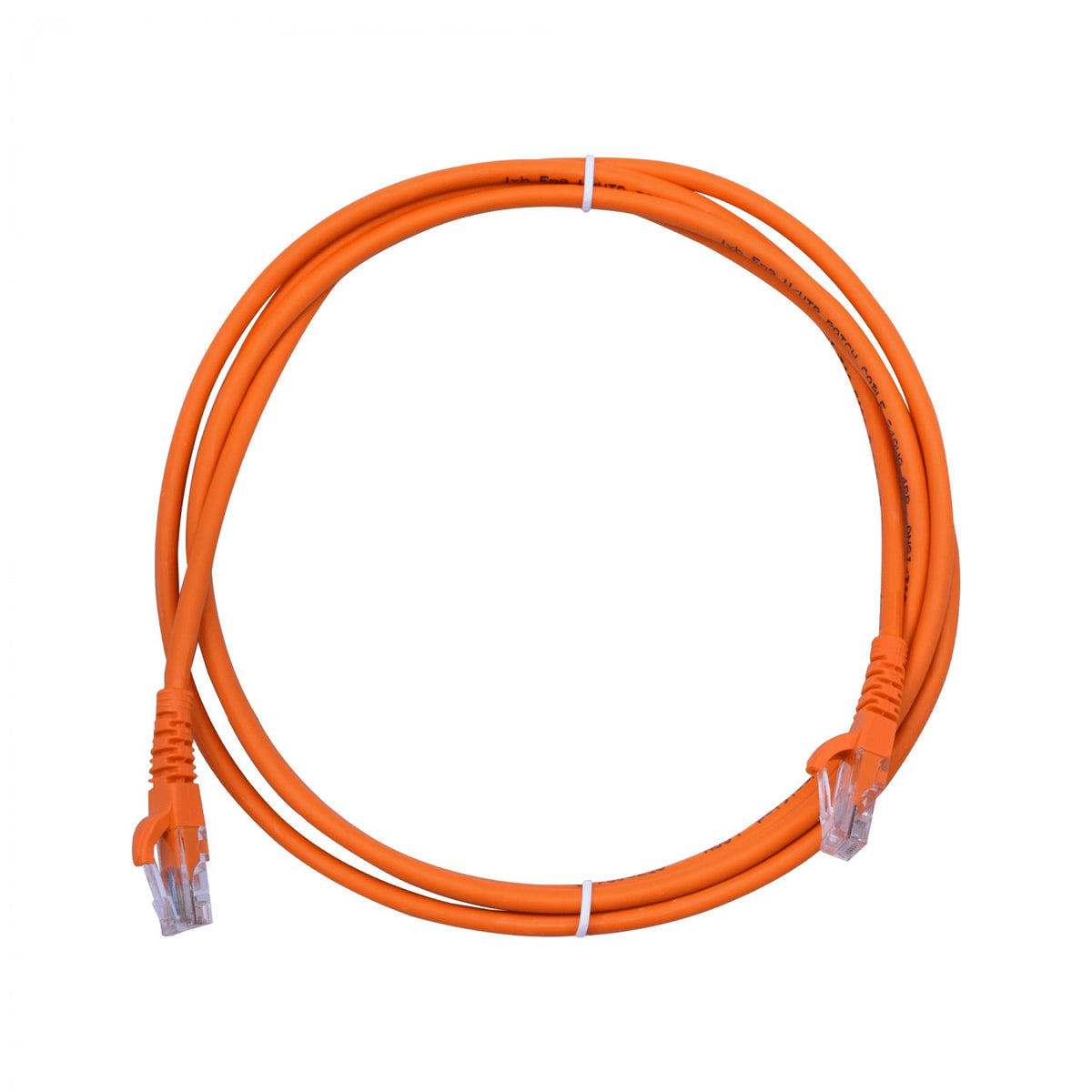 CP6B-20L LINKMADE 2 metros CAT6 Naranja LSZH Cable de Conexión Moldeado Multihilo