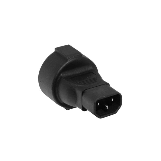 NCMS Macho-C14 Schuko-Hembra c/Tierra Adaptador 10A no-Certificado