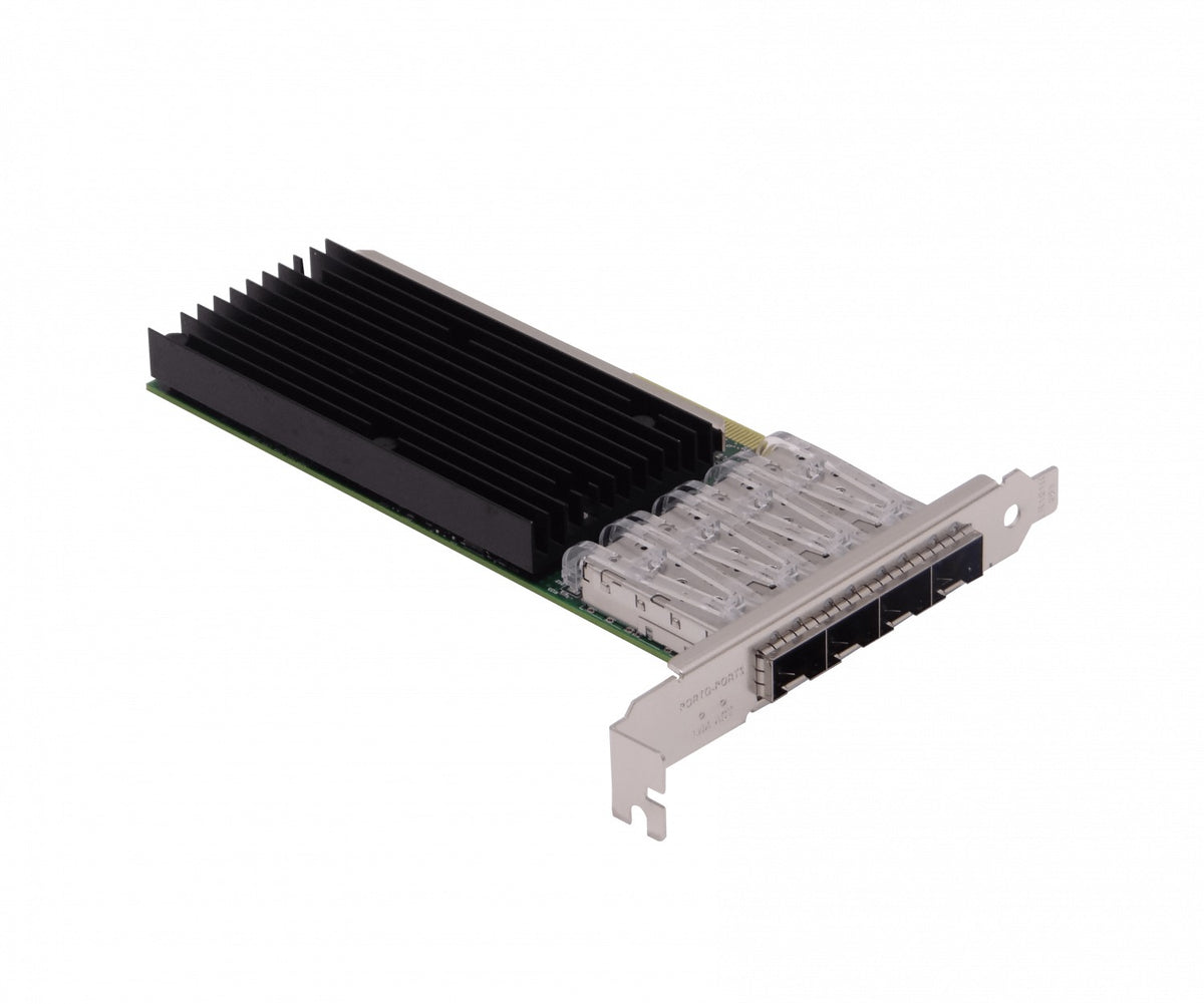 PCIE-4SFP+ LRLINK Adaptador de Red para Servidor PCIe x8 con 4 puertos SFP+ 10G, modelo LREC9804BF, basado en chip Intel XL710