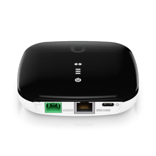 UISP-FIBER-XGS. UI XGSPON Equipo Terminal de Cliente 1-10G 1-SC/APC Monomodo incl. 5V/3A Tipo-C 20km Enrutador UI UISP-FIBER-XGS-EU UBIQUITI