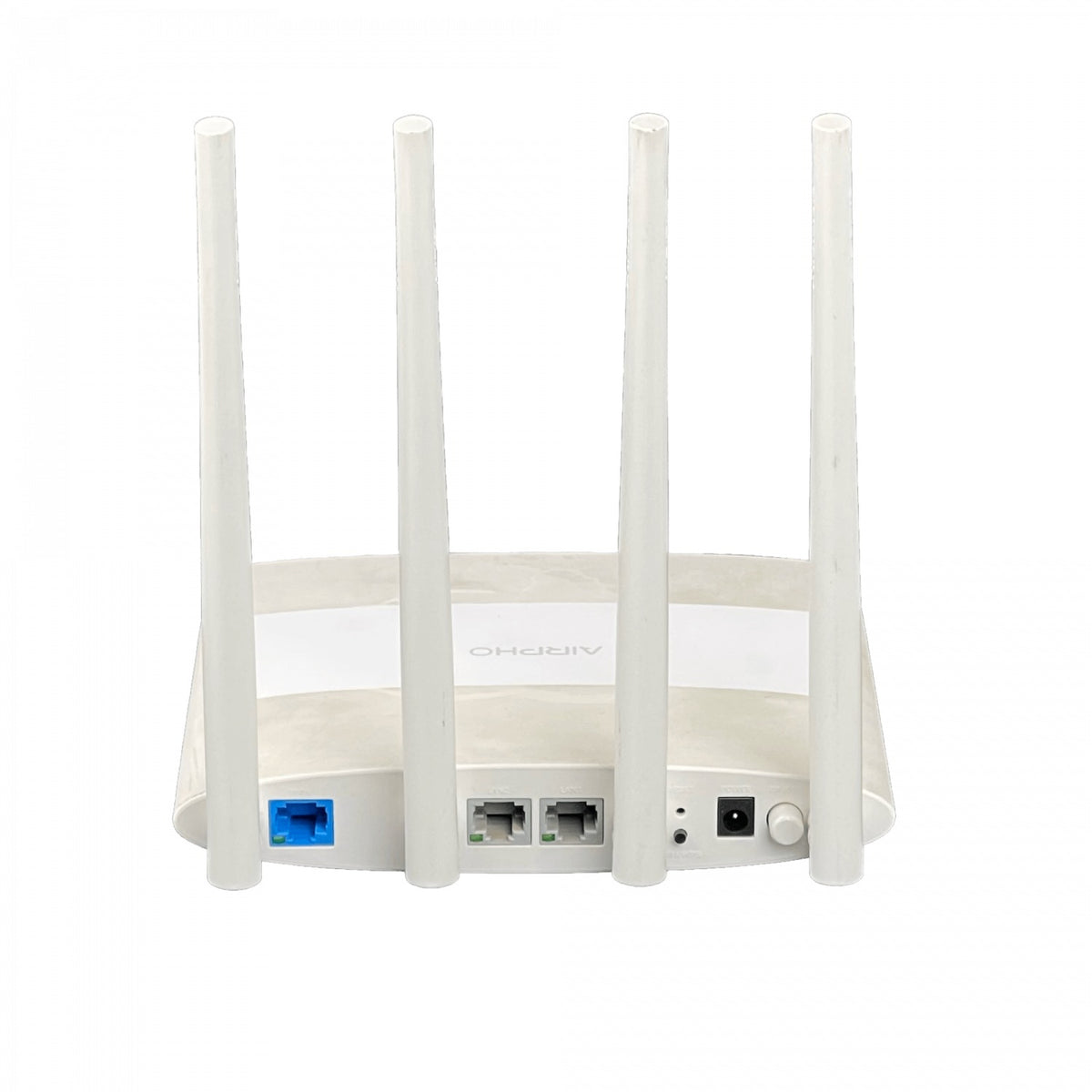 AR-W400 USADO AIRPHO Router WiFi de 2 puertos a 100Mbps, 1 WAN, AC1200 banda dual 5GHz y 2,4GHz, necesita fuente PST-1012