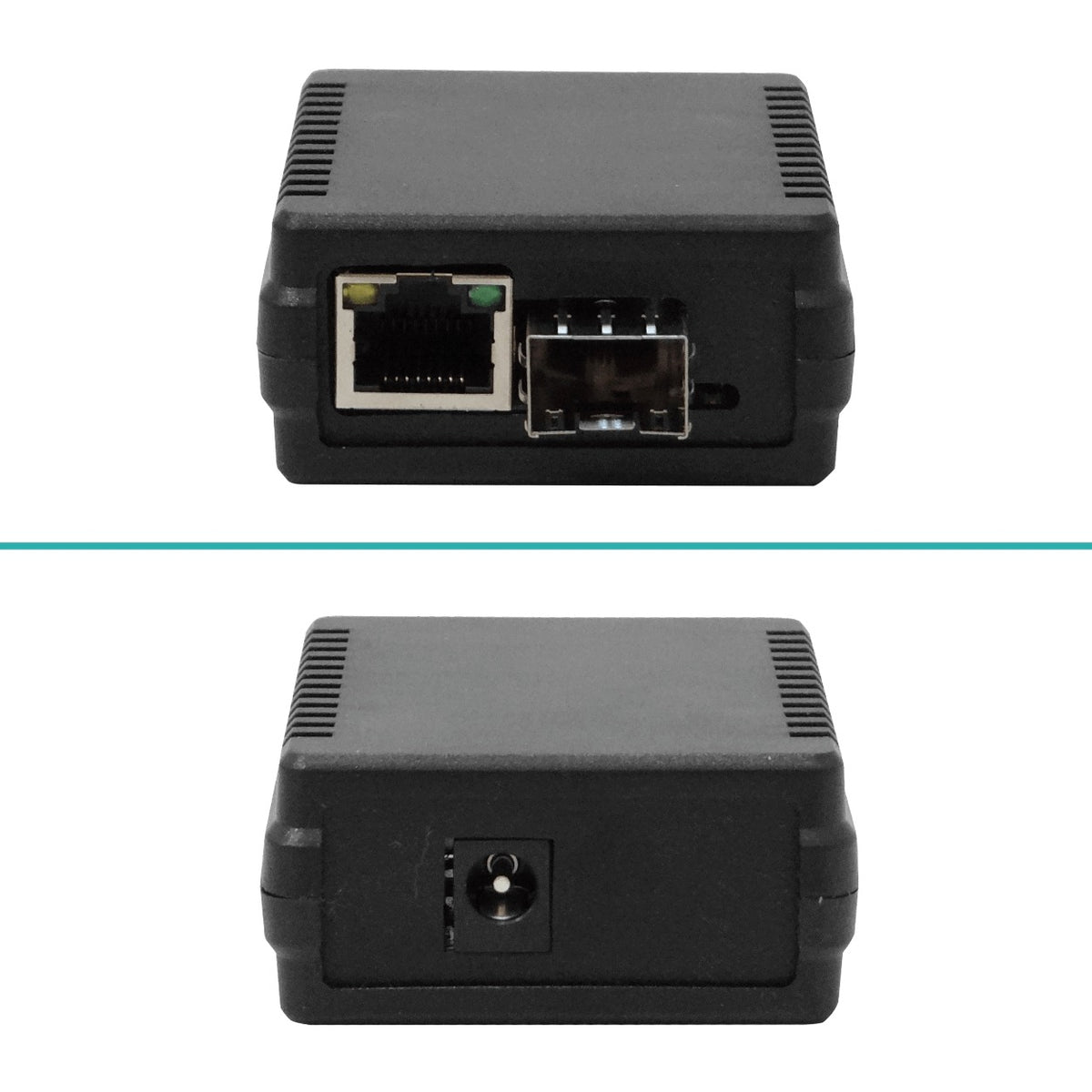 EM-0101-TG EUROLAN 1-SFP 1-1000-RJ45 Convertidor de Medios Gigabit 5-18VDC incluye-12VDC
